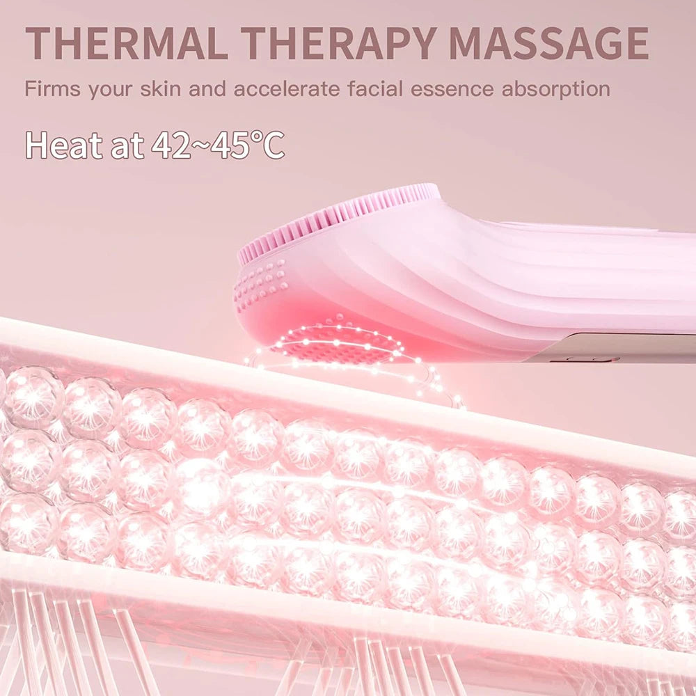 Sonic Facial Cleansing Brush – Waterproof Rechargeable Deep Cleanser