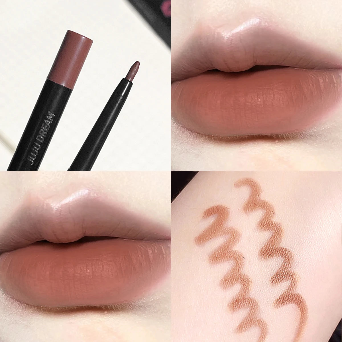 Waterproof Matte Lip Liner – Long-Lasting, Non-Stick, 5 Hydrating Shades
