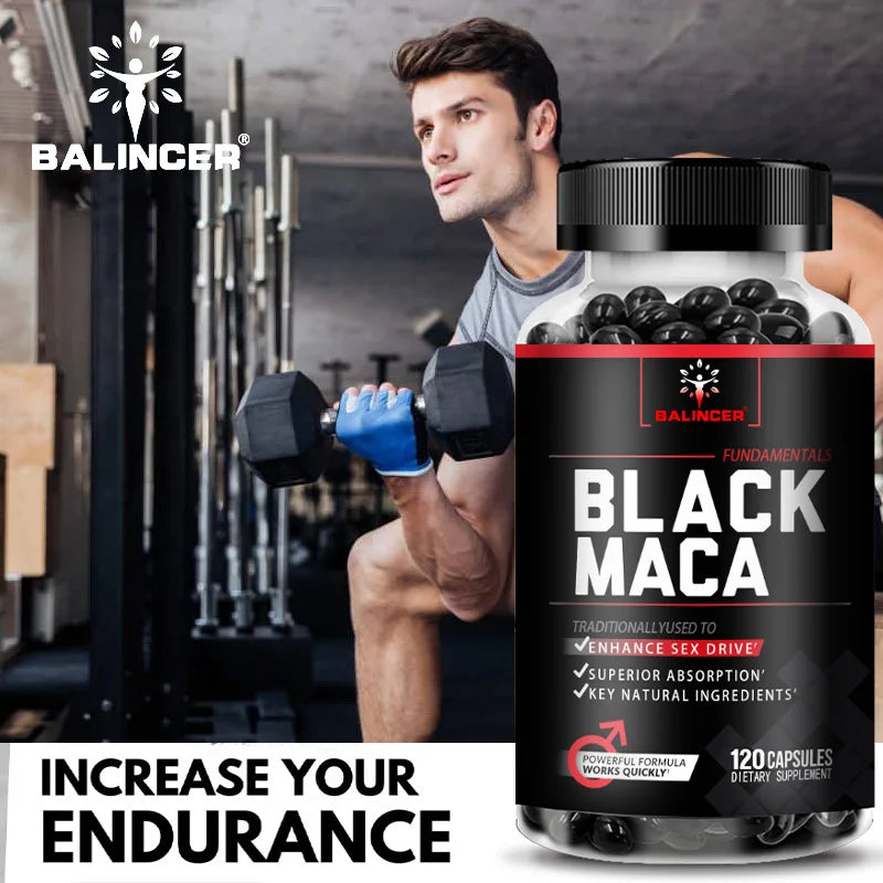 Balincer Organic Black Maca Extract 1000mg