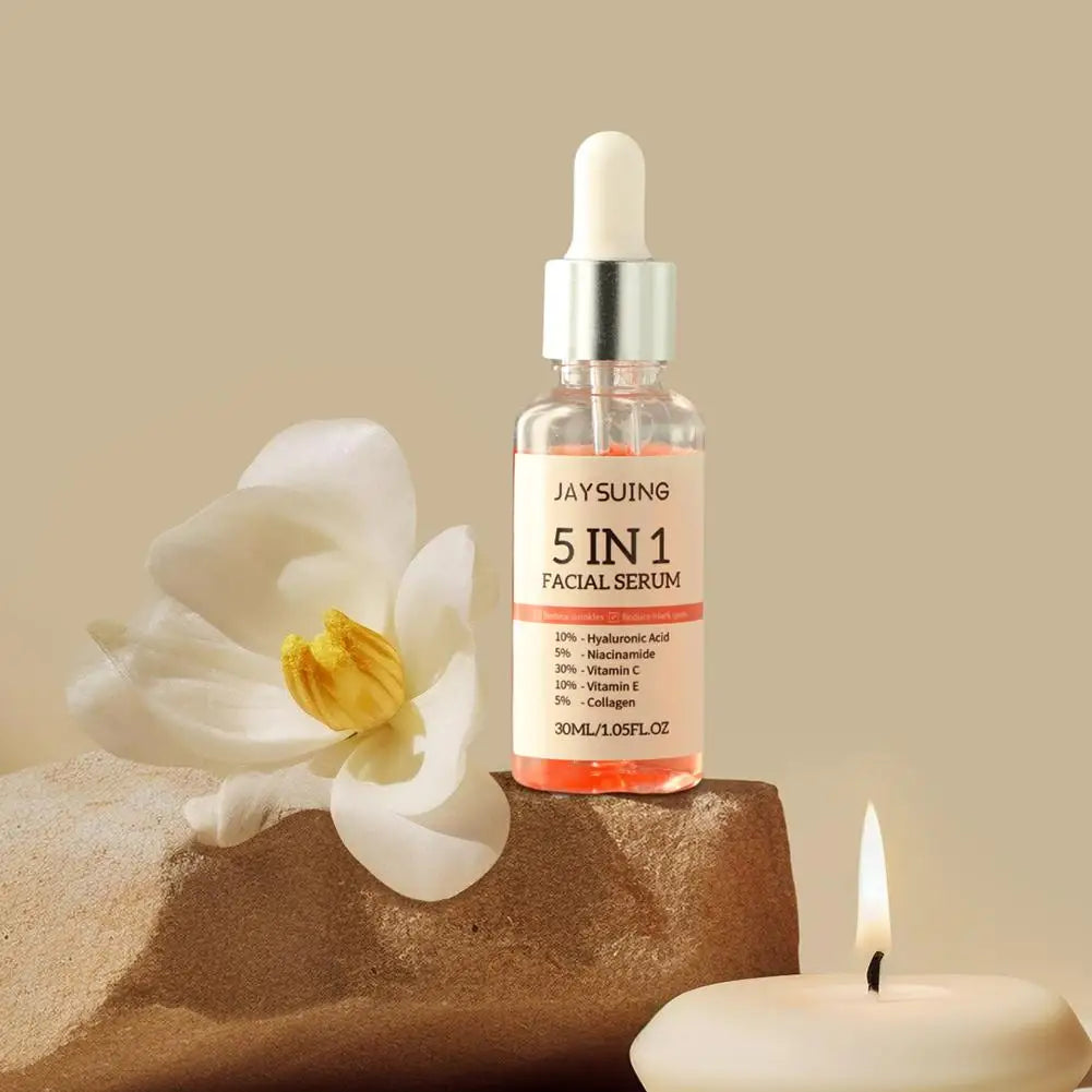 5-in-1 Firming & Hydrating Face Serum with Vitamin C & Hyaluronic Acid
