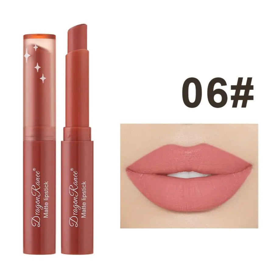 4-in-1 Matte Lipstick Pencil Set – Velvet, Long-Lasting Lip Color