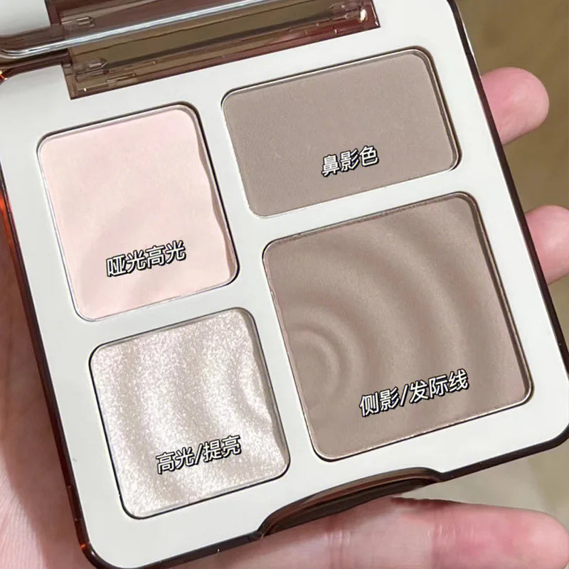 9-Color Glitter Snowflake Eyeshadow Palette