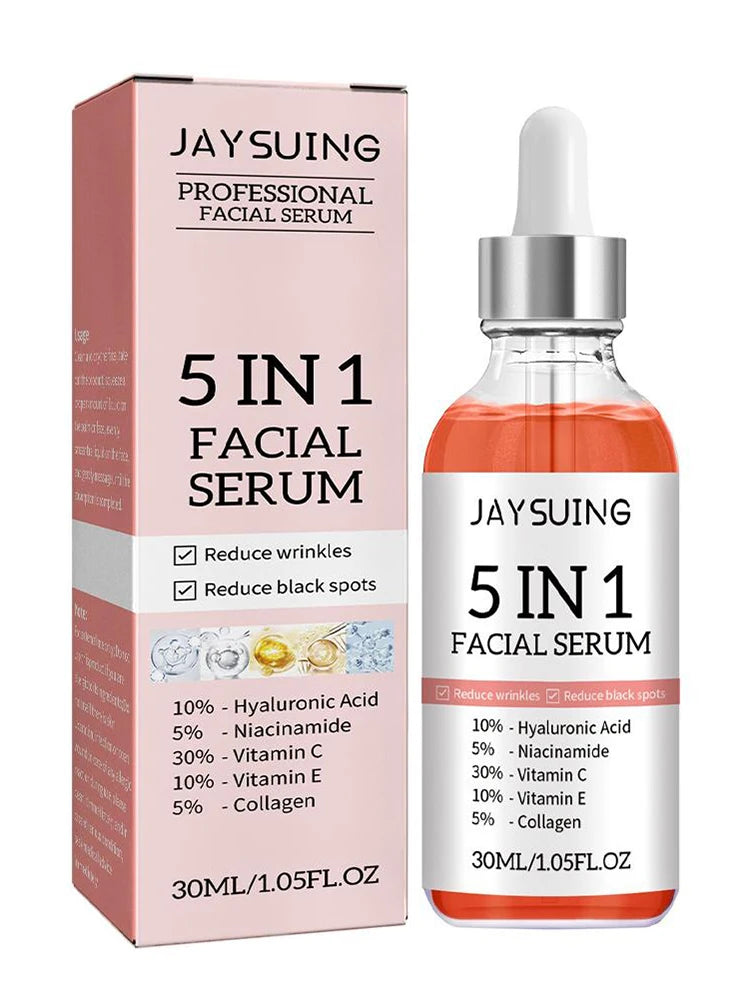 5-in-1 Firming & Hydrating Face Serum with Vitamin C & Hyaluronic Acid