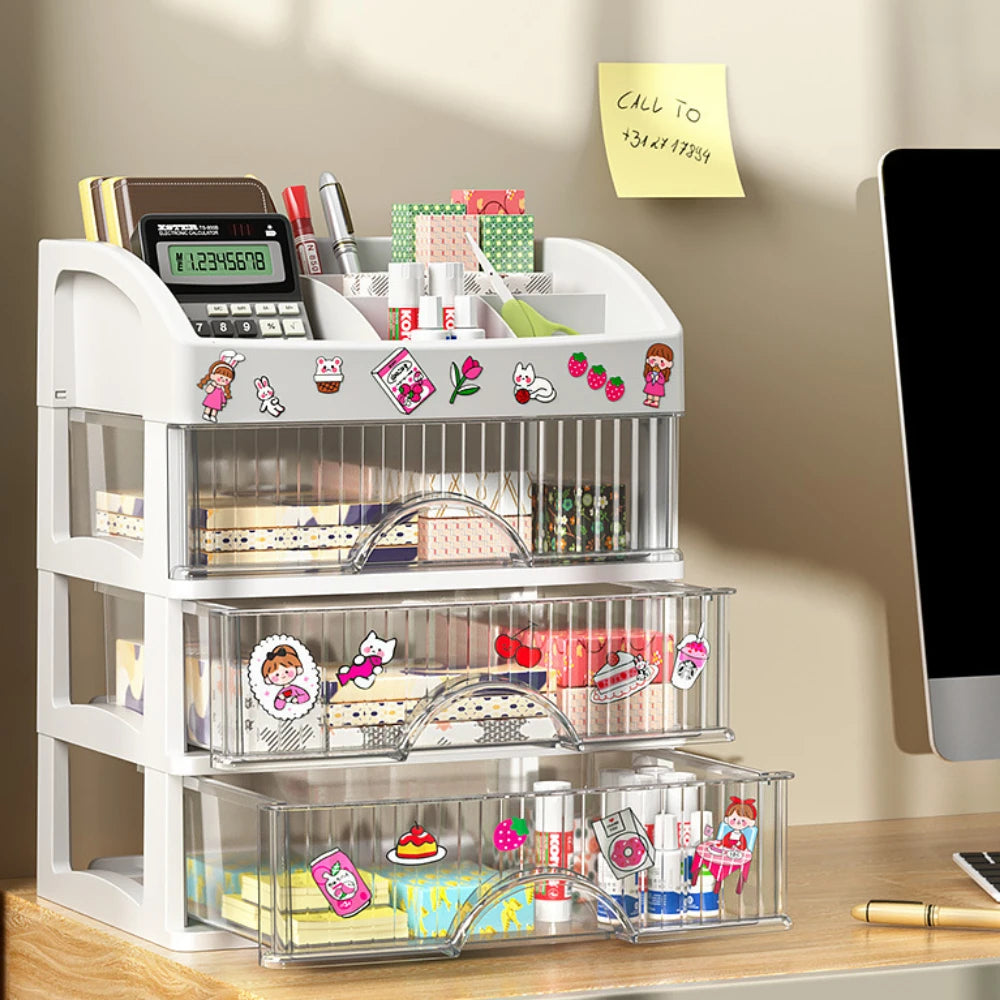Transparent Drawer-Style Storage Box – High-Capacity Dustproof Organizer