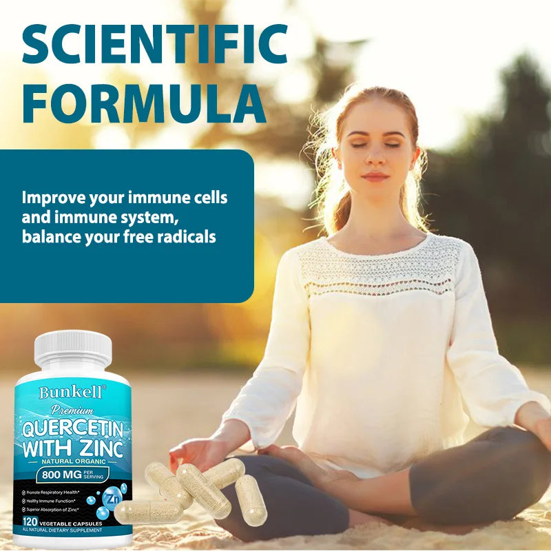 Quercetin with Zinc - Immune & Respiratory Support