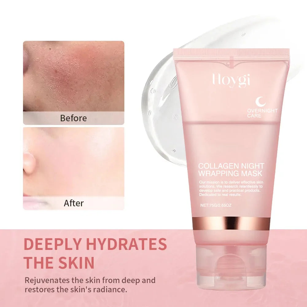 Collagen Overnight Wrapping Peel-Off Facial Mask Set