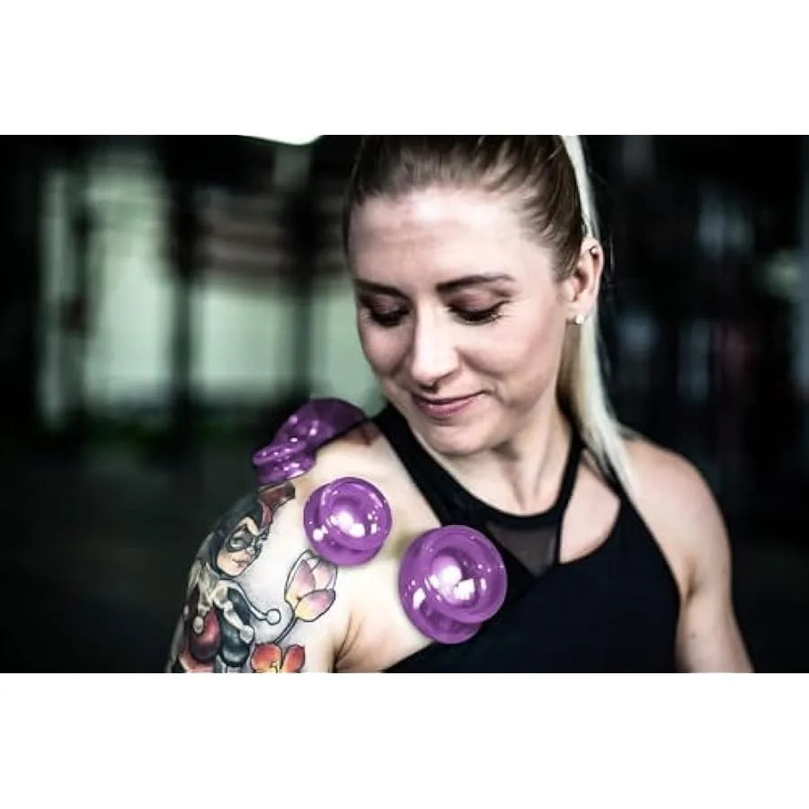 Silicone Cupping Therapy Set - 4 Cups Kit