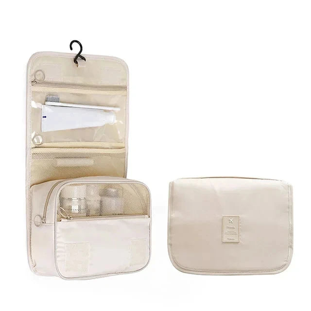 Waterproof Travel Makeup Bag – Hanging Toiletry & Cosmetics Organizer