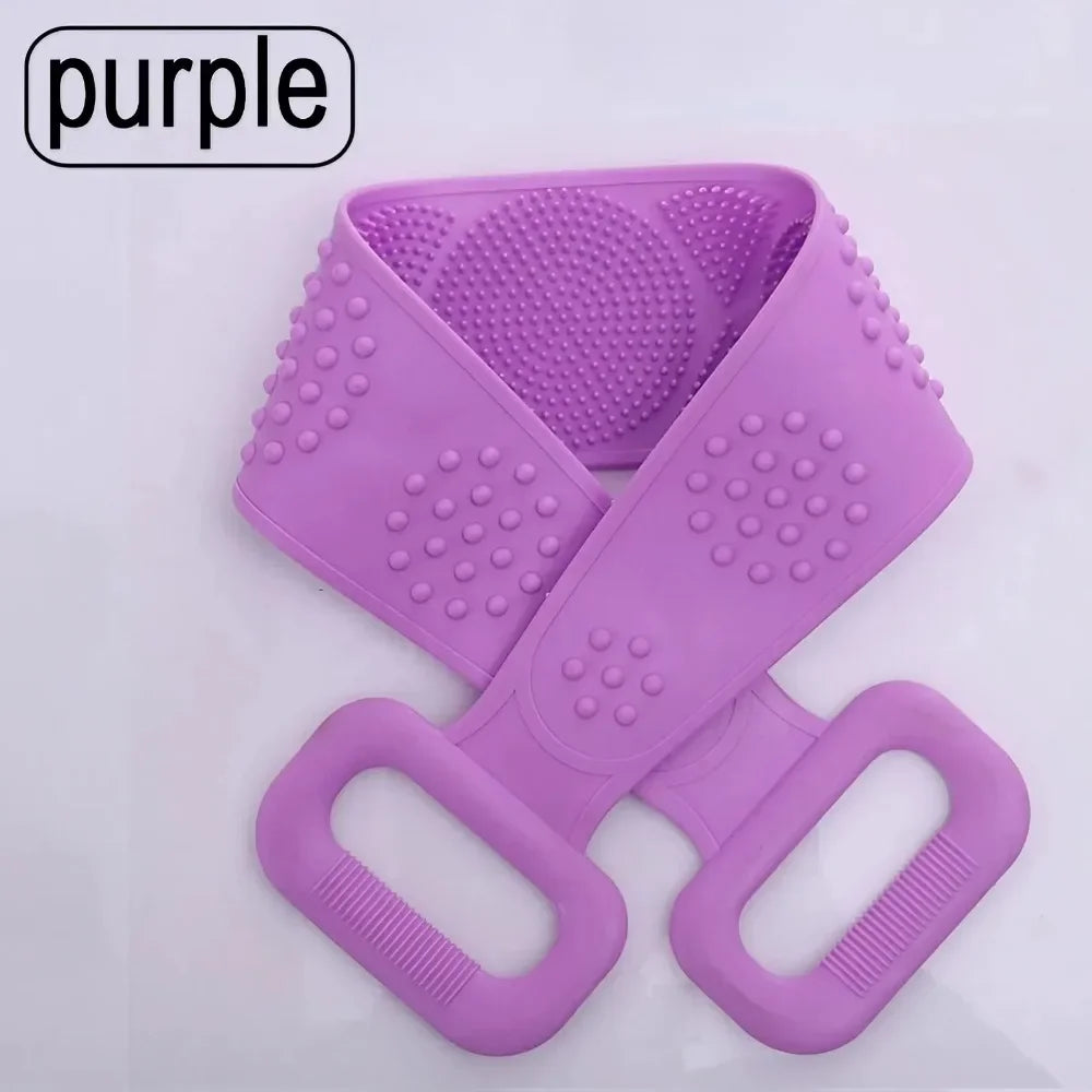 JJYY Silicone Bath Towel & Massage Brush