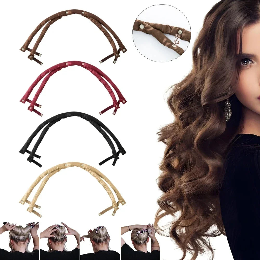 Heatless Curling Rod Headband – Soft & Easy Curls