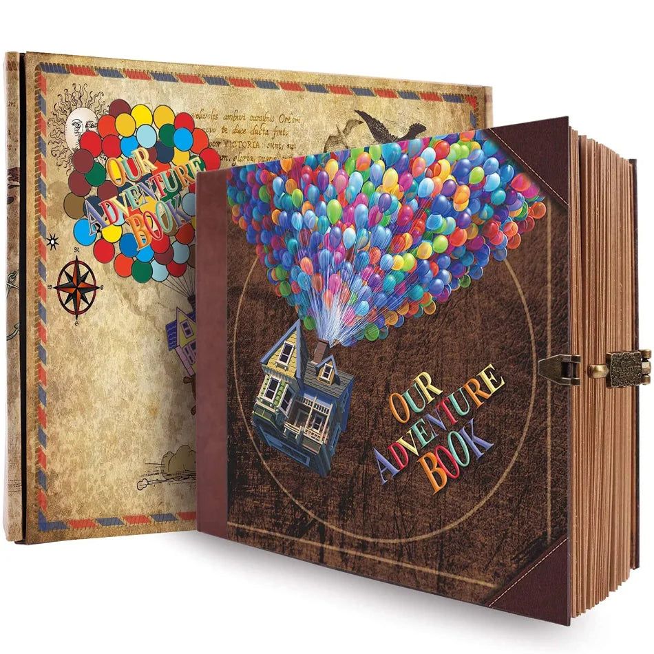 Our Adventure Book – 146-Page Retro DIY Scrapbook Album