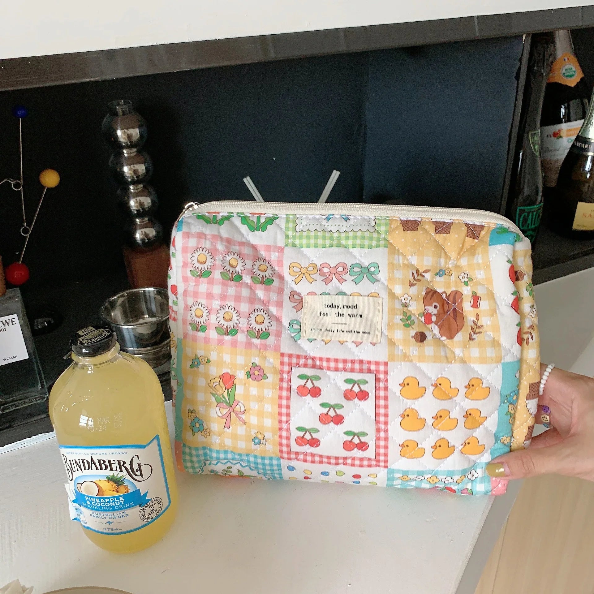 Women’s Travel Cosmetic Bag – Large Capacity Zipper Makeup Pouch