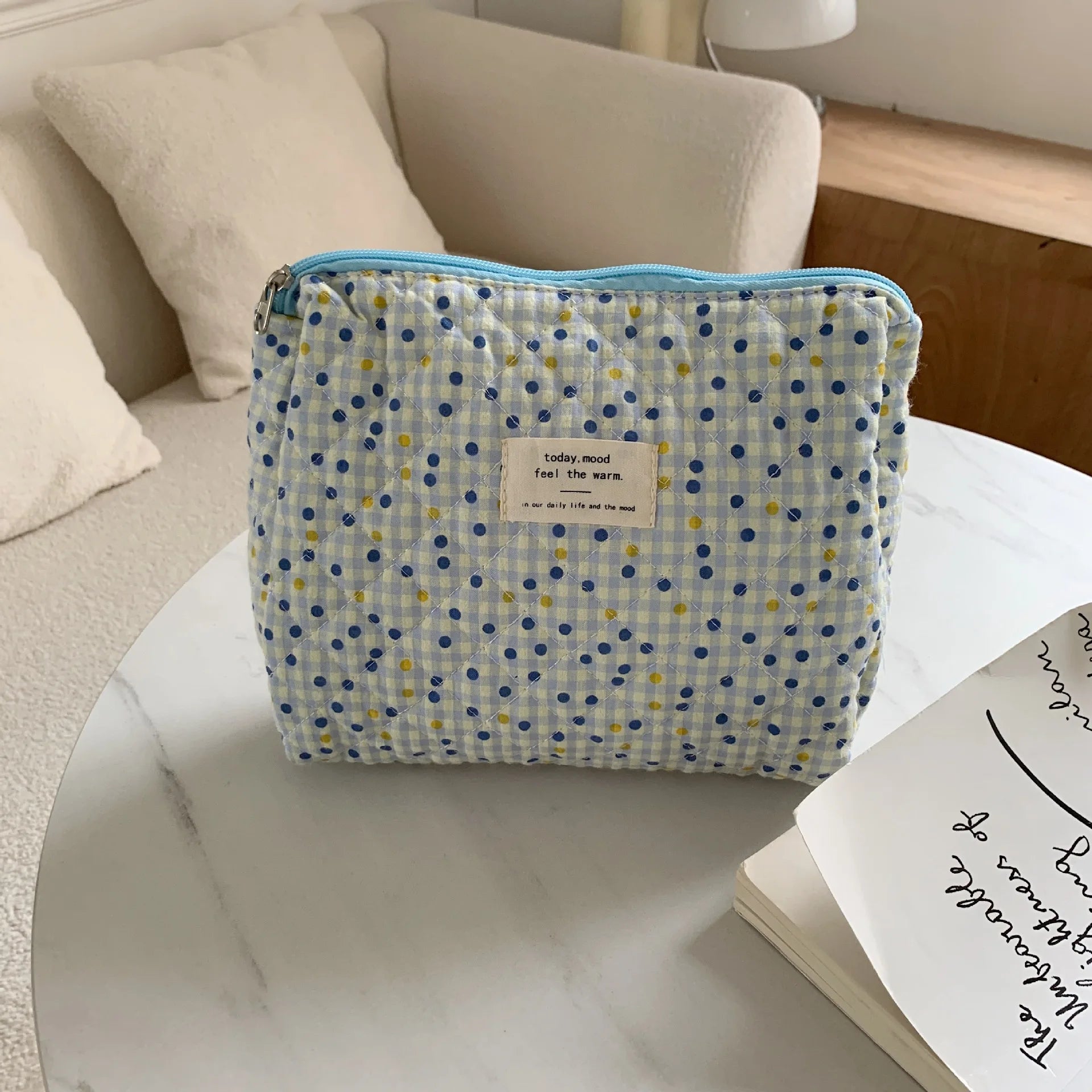 Women’s Travel Cosmetic Bag – Large Capacity Zipper Makeup Pouch