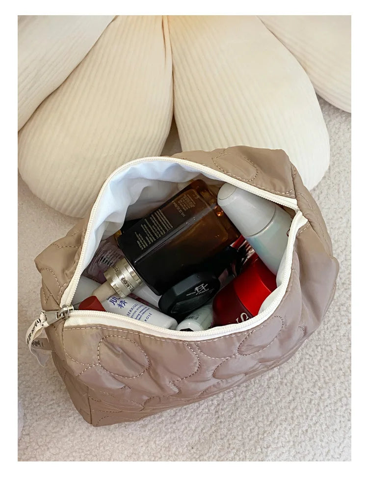 Women’s Travel Cosmetic Bag – Large Capacity Zipper Makeup Pouch