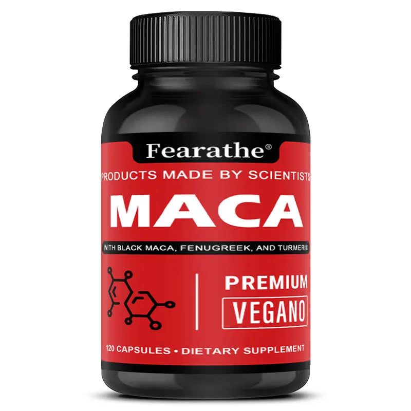 Organic Peruvian Black Maca Root Capsules