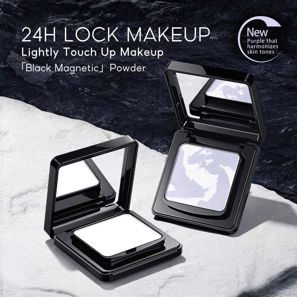 CARSLAN Stay Matte Pressed Powder – 24H Oil Control & Translucent Setting Powder