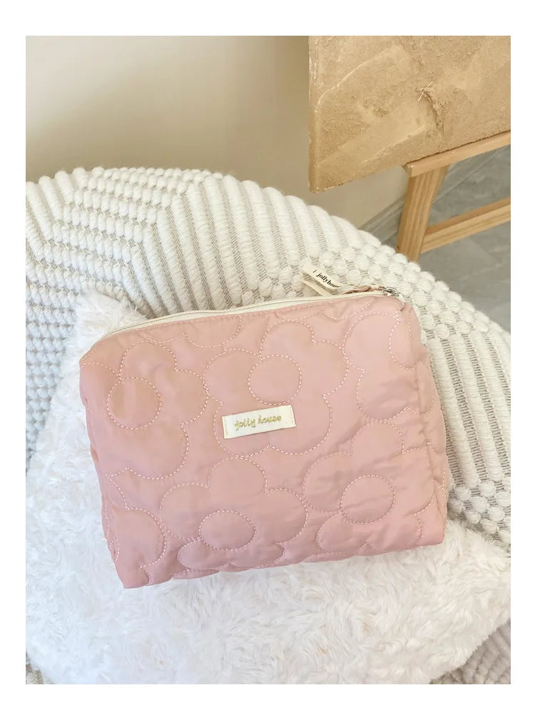 Women’s Travel Cosmetic Bag – Large Capacity Zipper Makeup Pouch