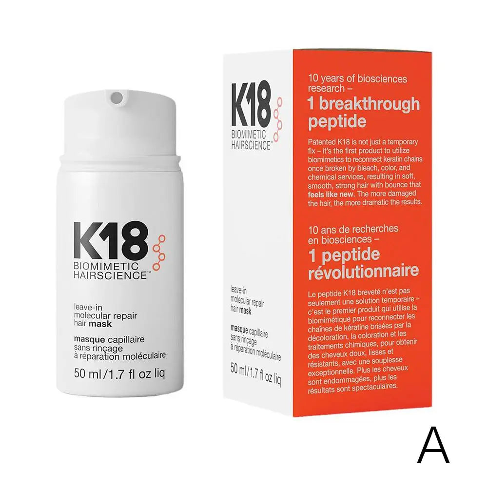 K18 Leave-In Molecular Repair Hair Mask – Deep Keratin Treatment (1 or 5pcs)