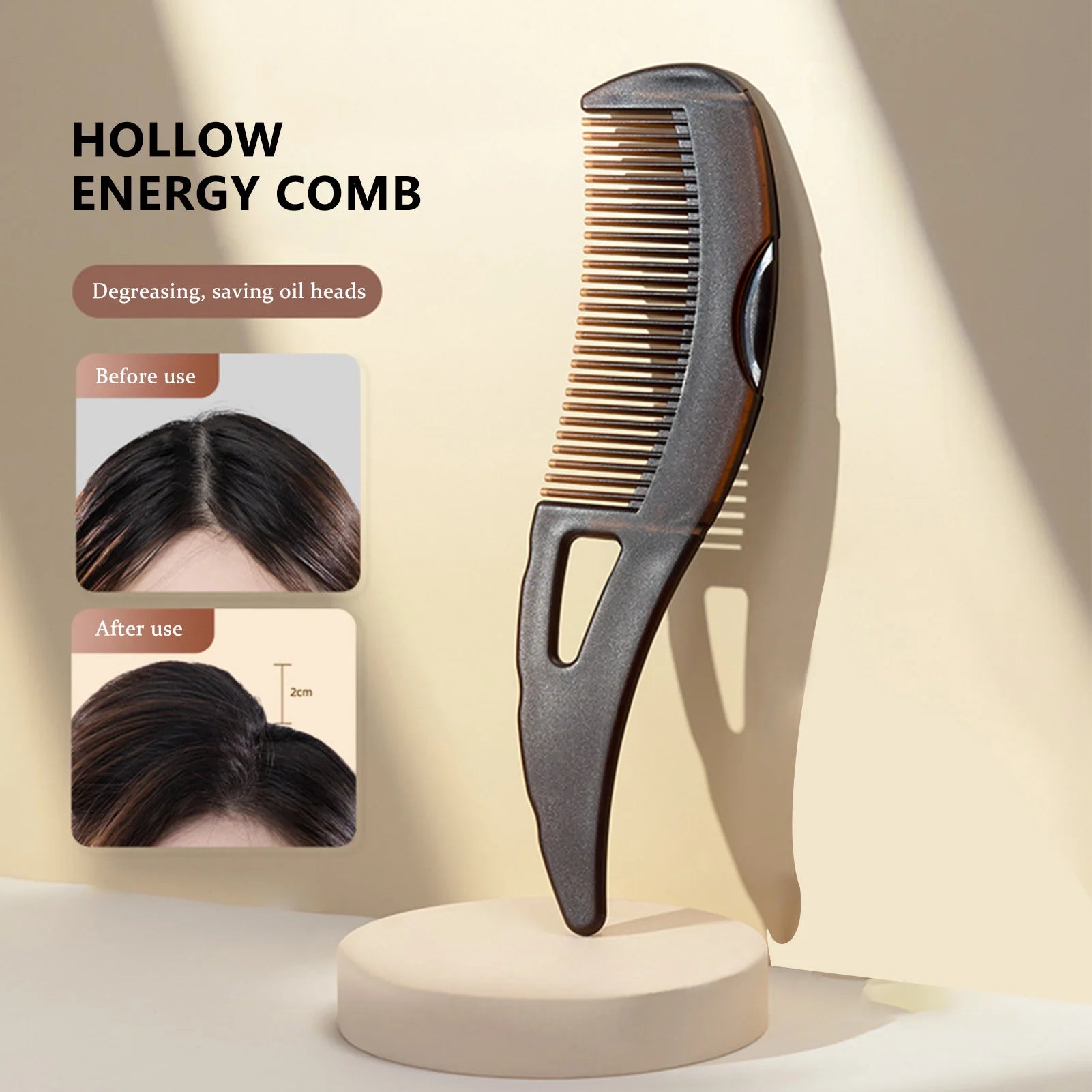 Self-Cleaning Anti-Static Scalp Massage Comb