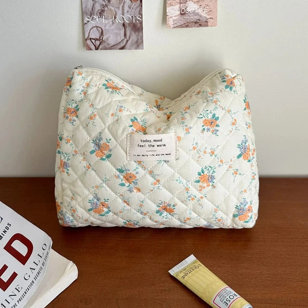 Women’s Travel Cosmetic Bag – Large Capacity Zipper Makeup Pouch