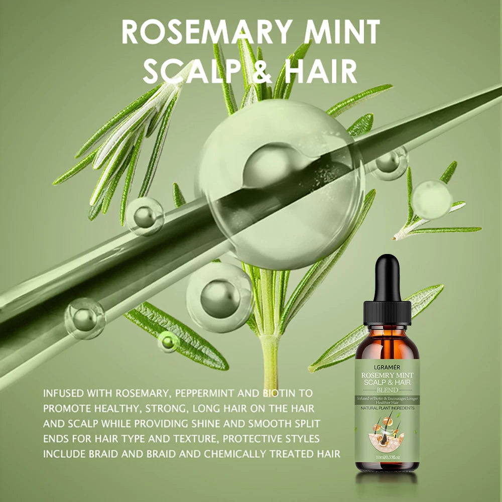 Rosemary Mint Hair Growth & Strengthening Oil