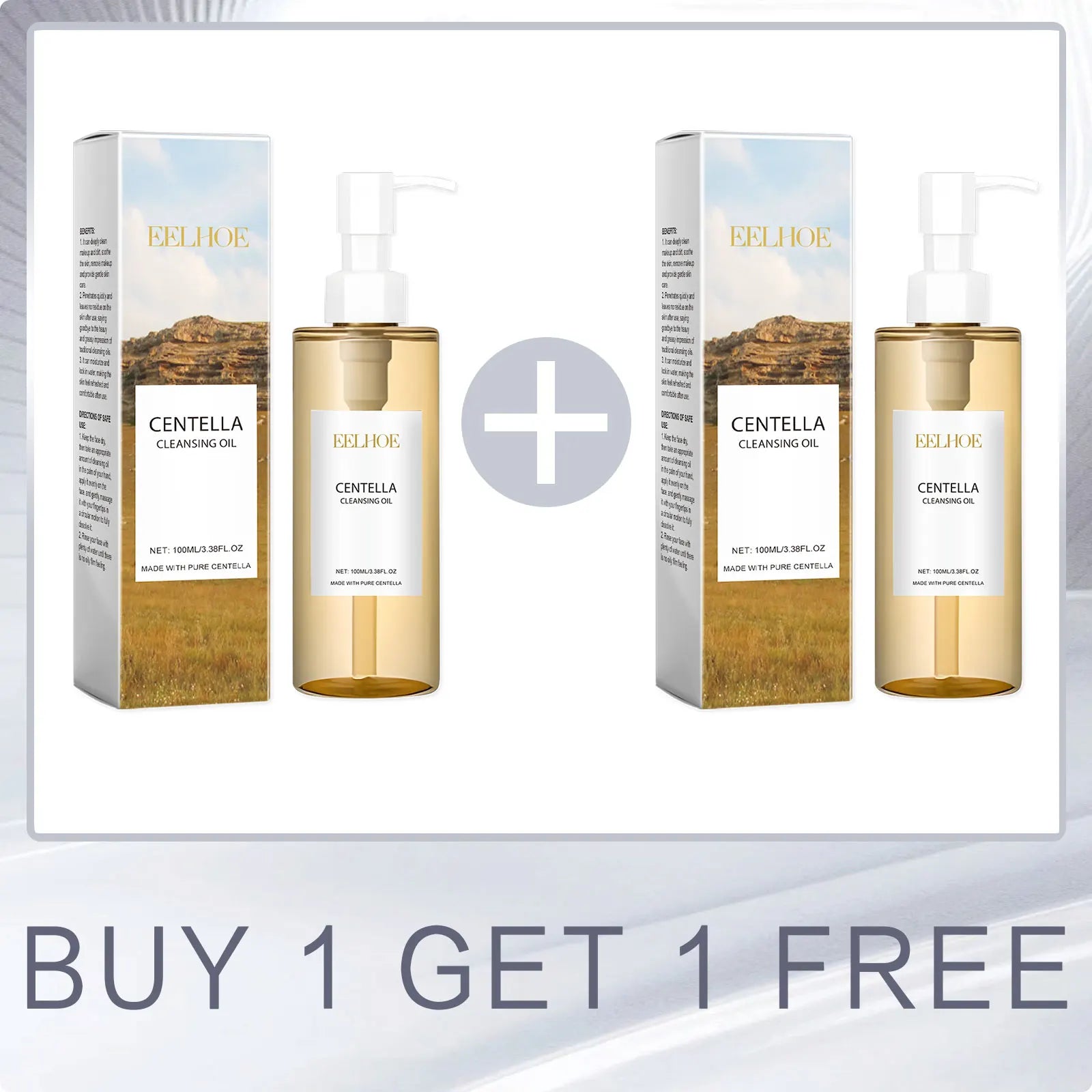 EELHOE Centella Cleansing Oil – Makeup Remover & Pore-Shrinking Moisturizer