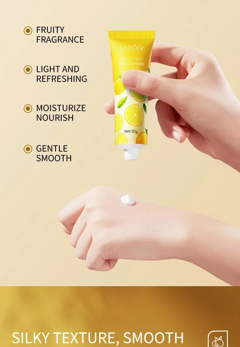 SADOER Fruit Plant Hand Cream Set – 5pcs