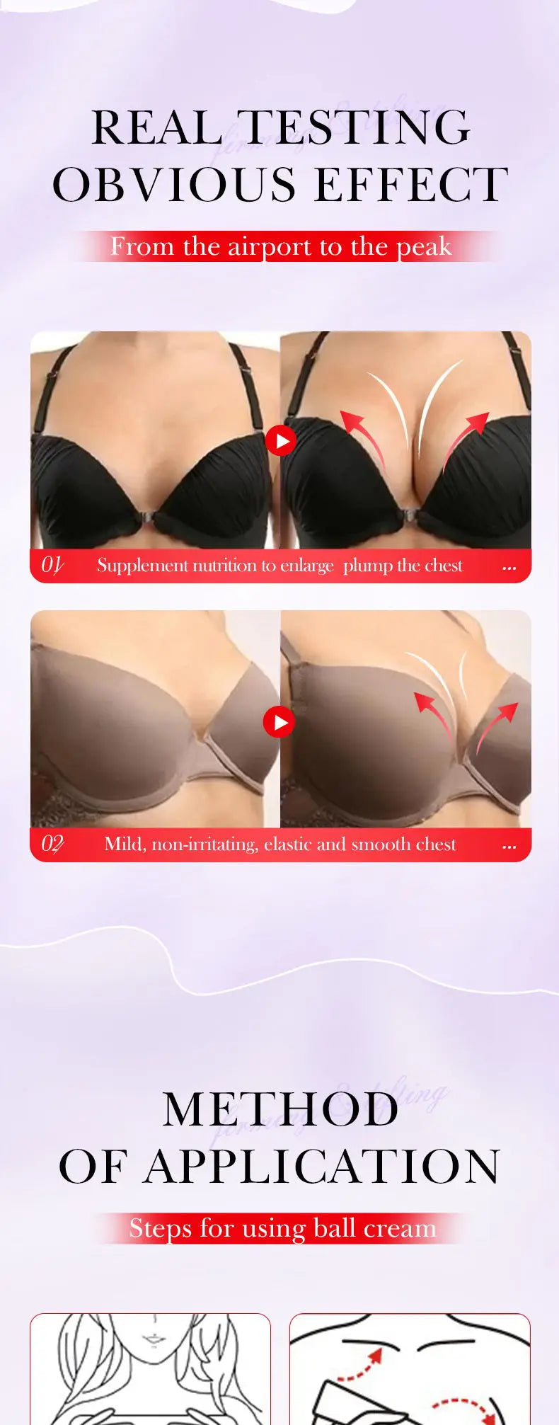 Natural Breast Enlargement Cream – Firming & Lifting Breast Care