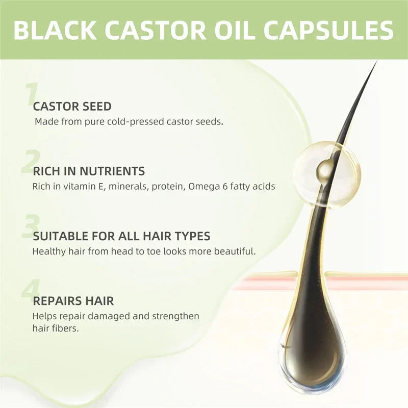 Collagen Keratin Hair Treatment Capsules – Repair & Moisturize Dry, Damaged Hair