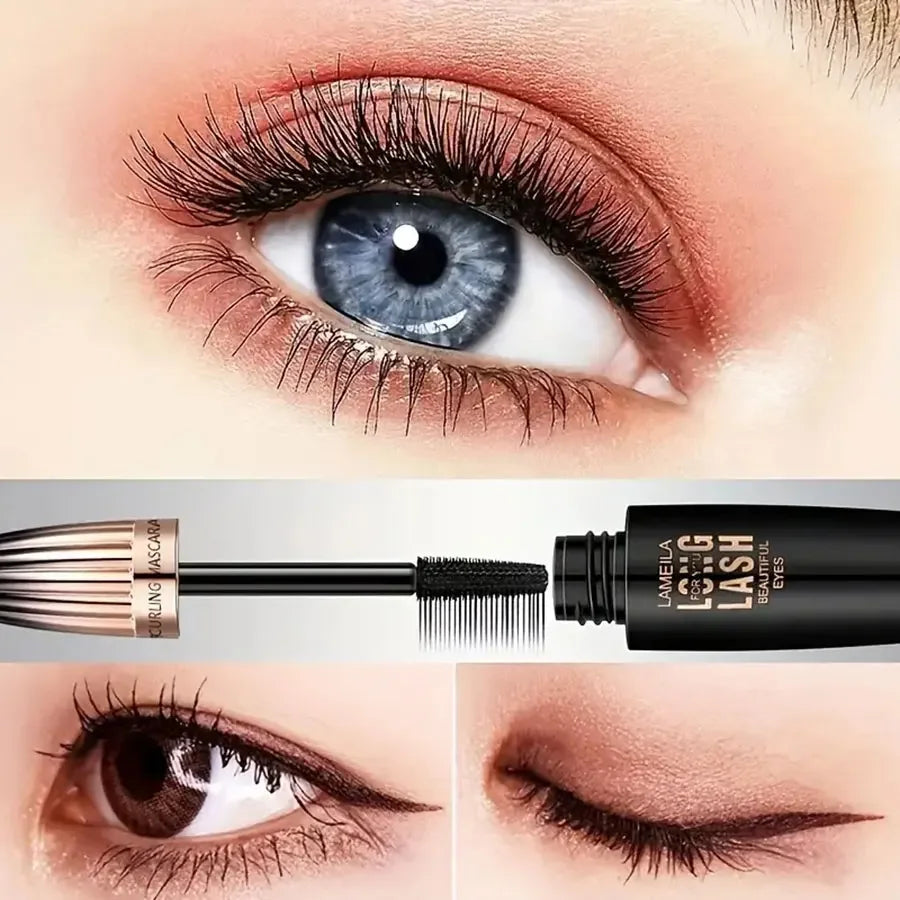 Waterproof 4D Mascara – Long-Lasting, Smudge-Proof & Thickening