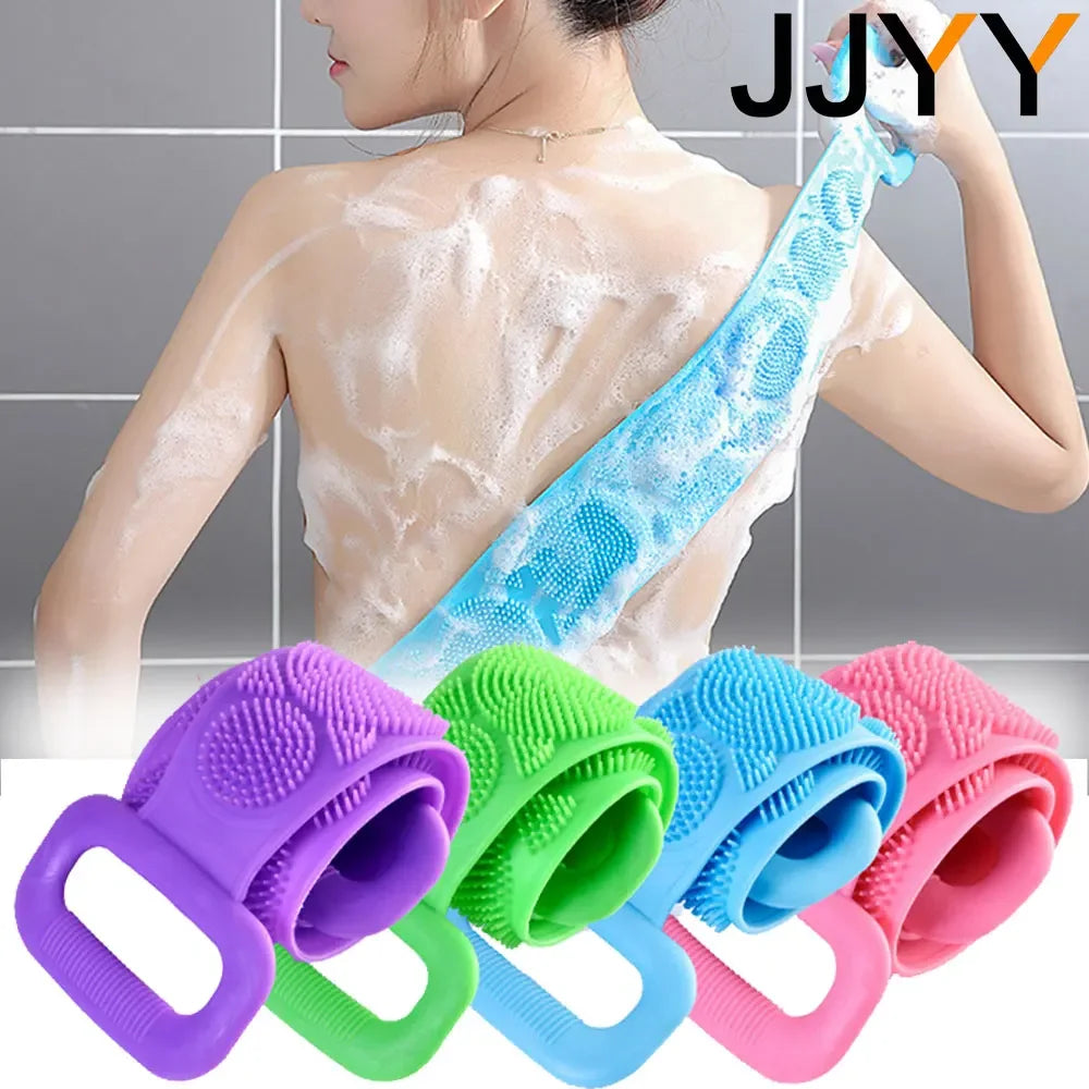 JJYY Silicone Bath Towel & Massage Brush