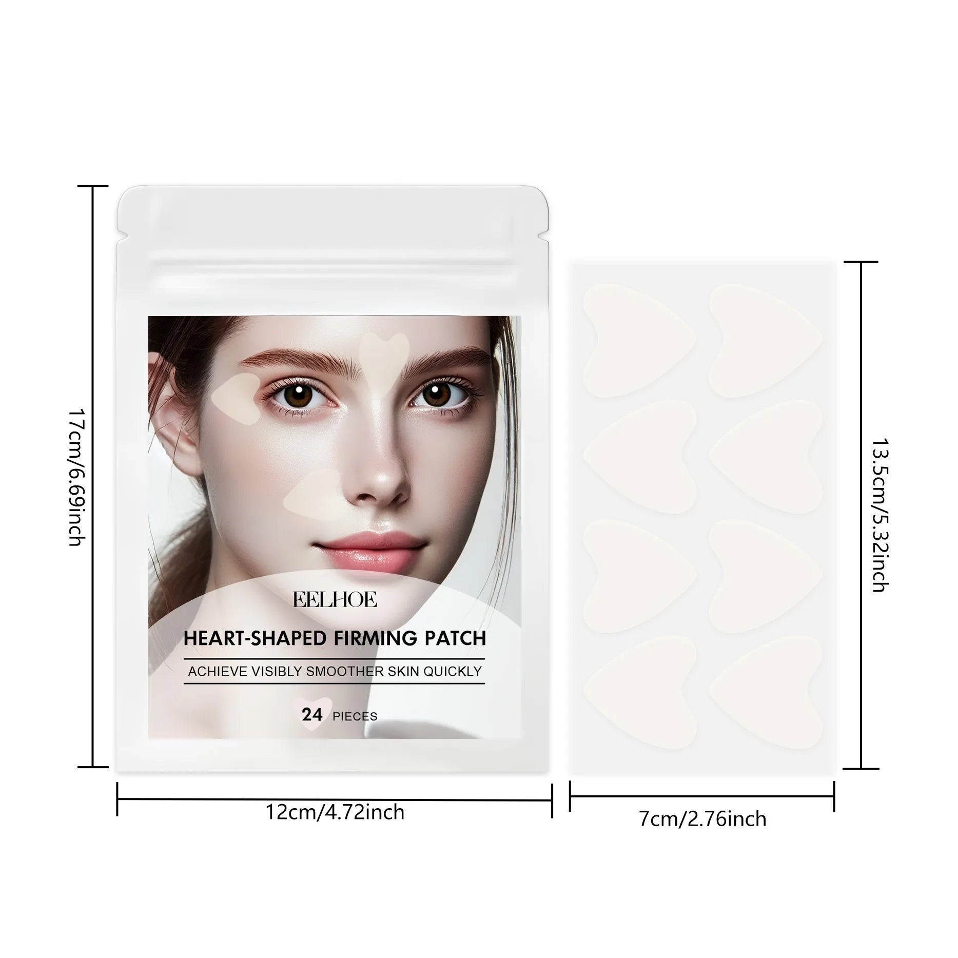 10pcs Face Wrinkle Patch for Firming & Lifting