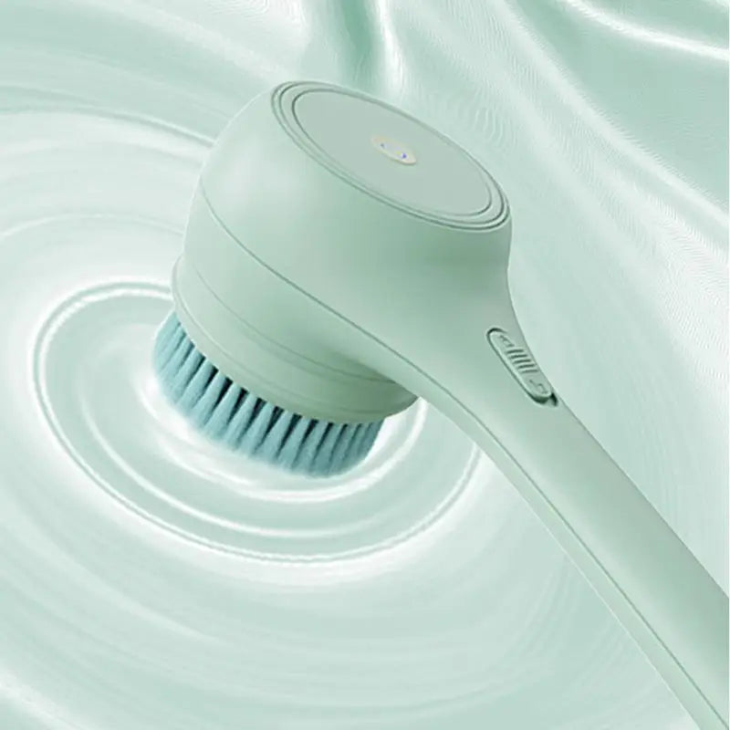 Long Handle Electric Shower Brush & Silicone Scrubber