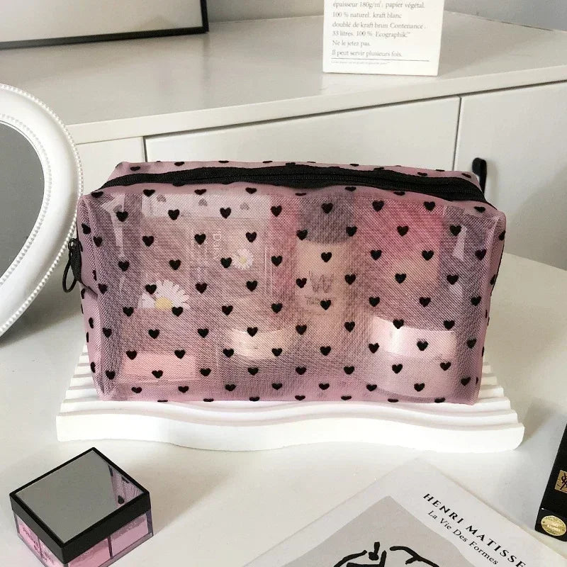 Women’s Travel Cosmetic Bag – Large Capacity Zipper Makeup Pouch