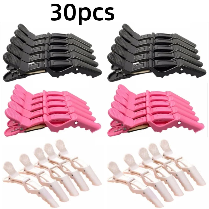 5–30PCS Alligator Hair Clips – Non-Slip Styling Clamps for Women & Men