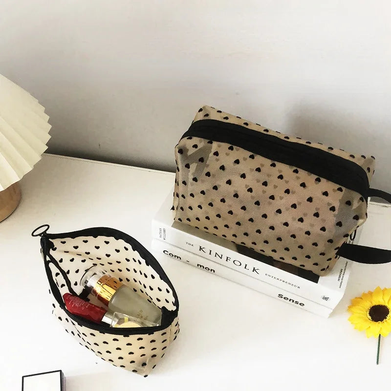 Women’s Travel Cosmetic Bag – Large Capacity Zipper Makeup Pouch