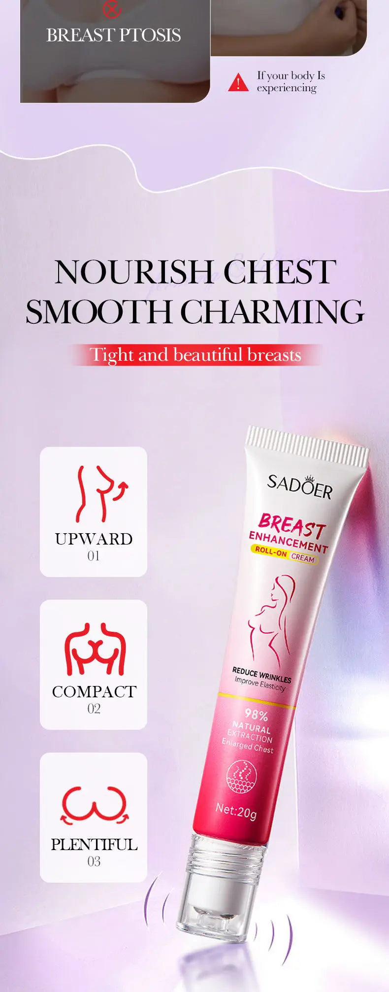 Natural Breast Enlargement Cream – Firming & Lifting Breast Care