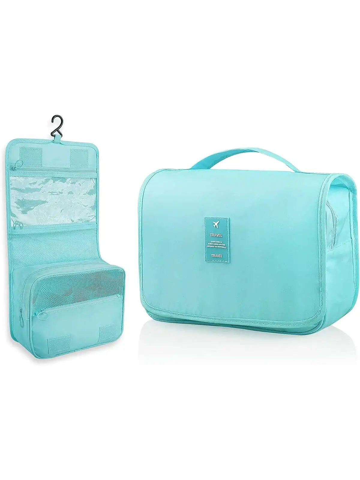 Waterproof Travel Makeup Bag – Hanging Toiletry & Cosmetics Organizer