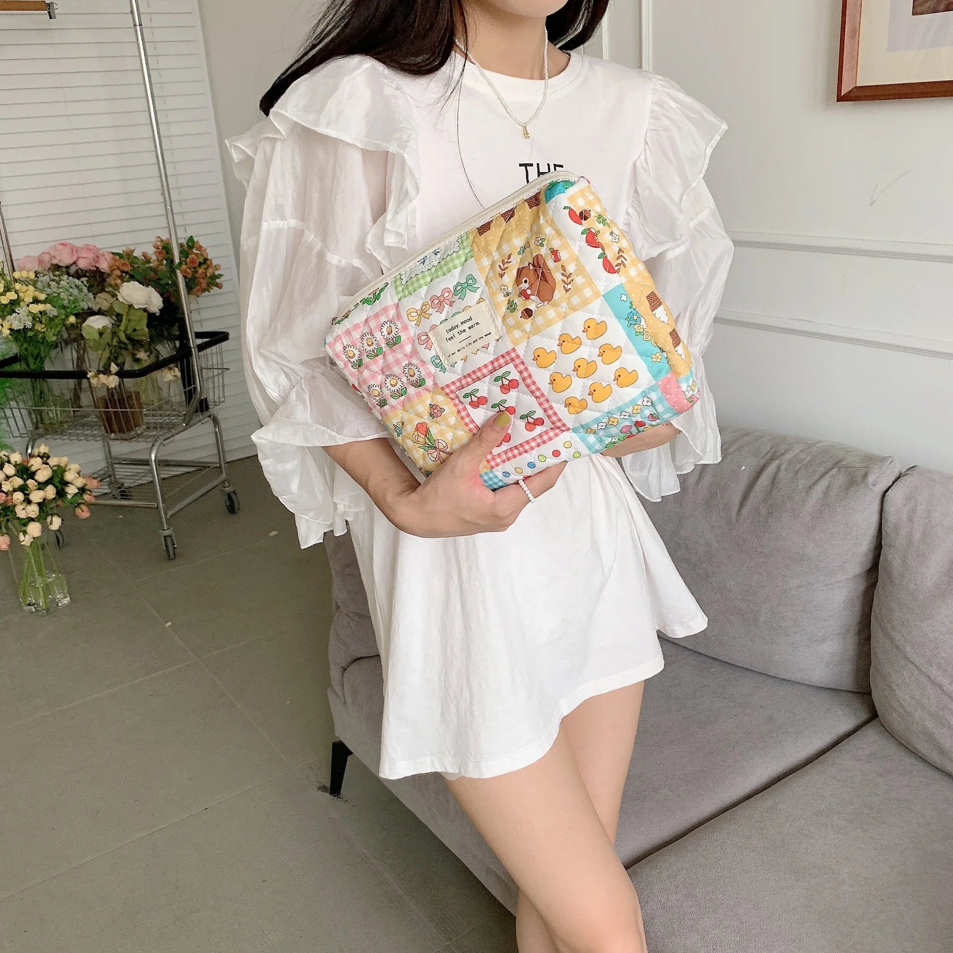 Women’s Travel Cosmetic Bag – Large Capacity Zipper Makeup Pouch