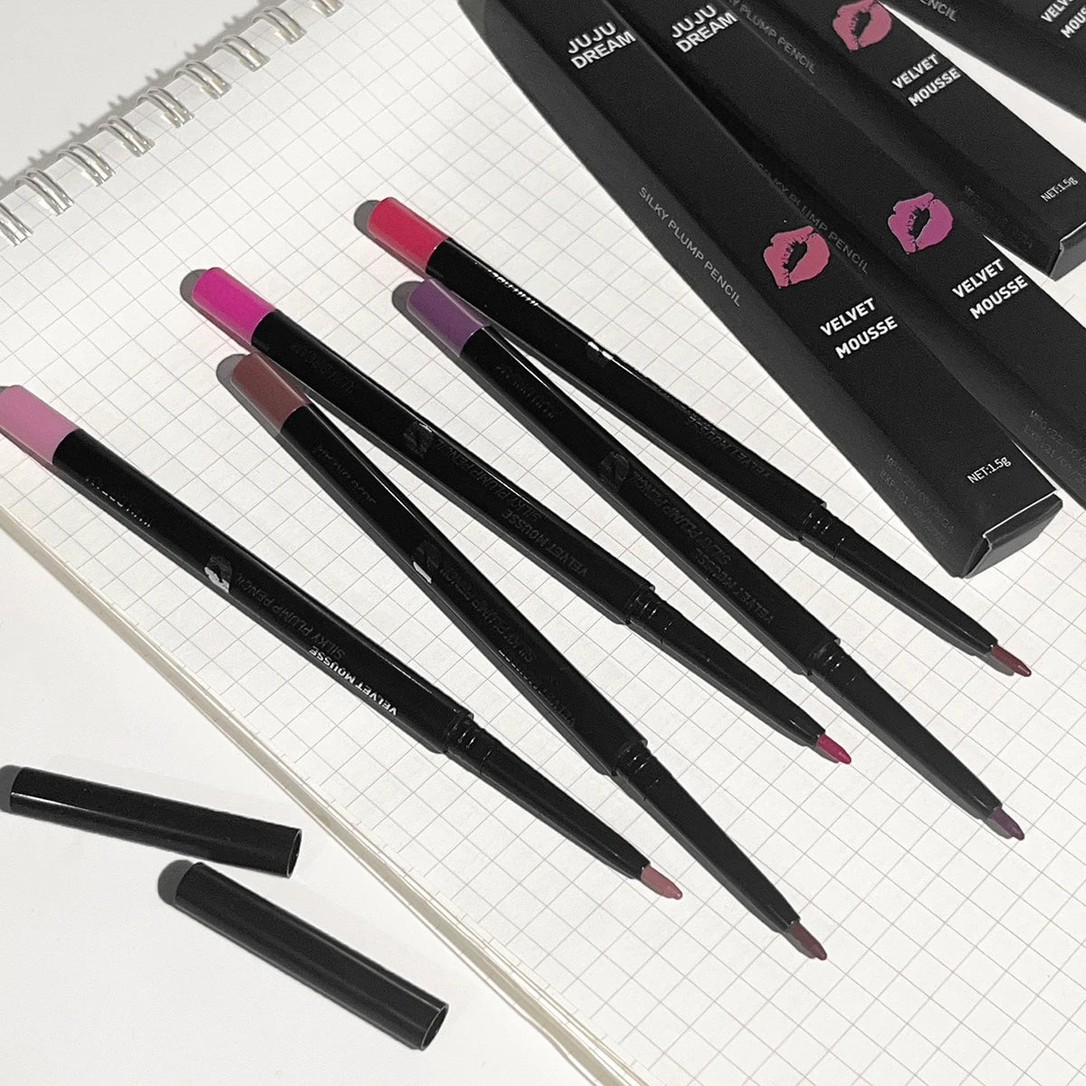 Waterproof Matte Lip Liner – Long-Lasting, Non-Stick, 5 Hydrating Shades