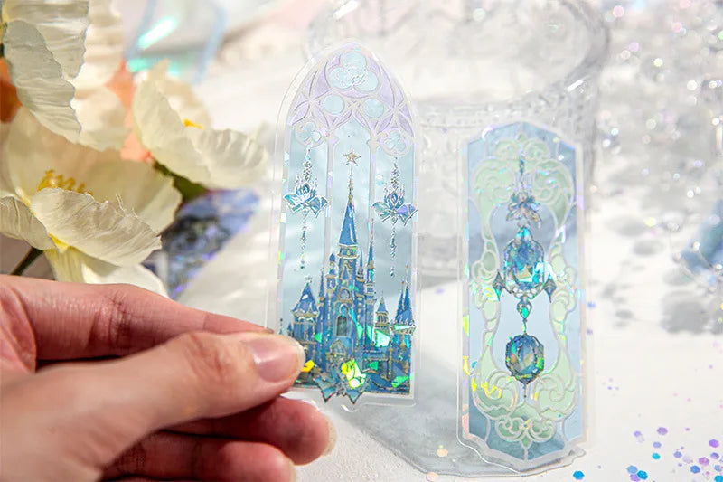 10pcs Fluorescent Dream Series Bookmarks – Kawaii PVC Page Markers