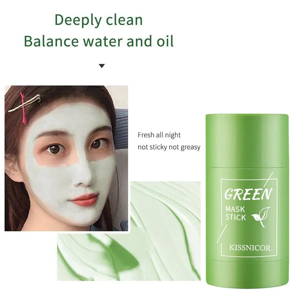 Green Tea Blackhead Removal Stick – Pore Cleansing Solid Mask (40g)