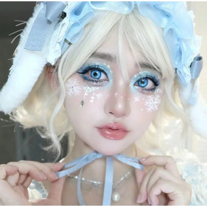 9-Color Glitter Snowflake Eyeshadow Palette