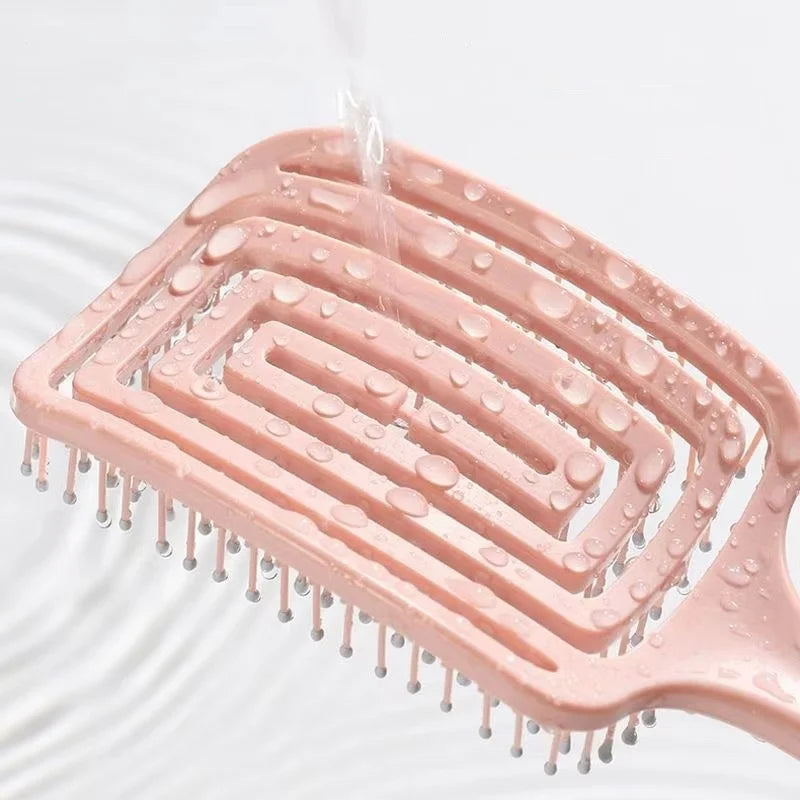 Elastic Vented Scalp Massage & Detangling Brush