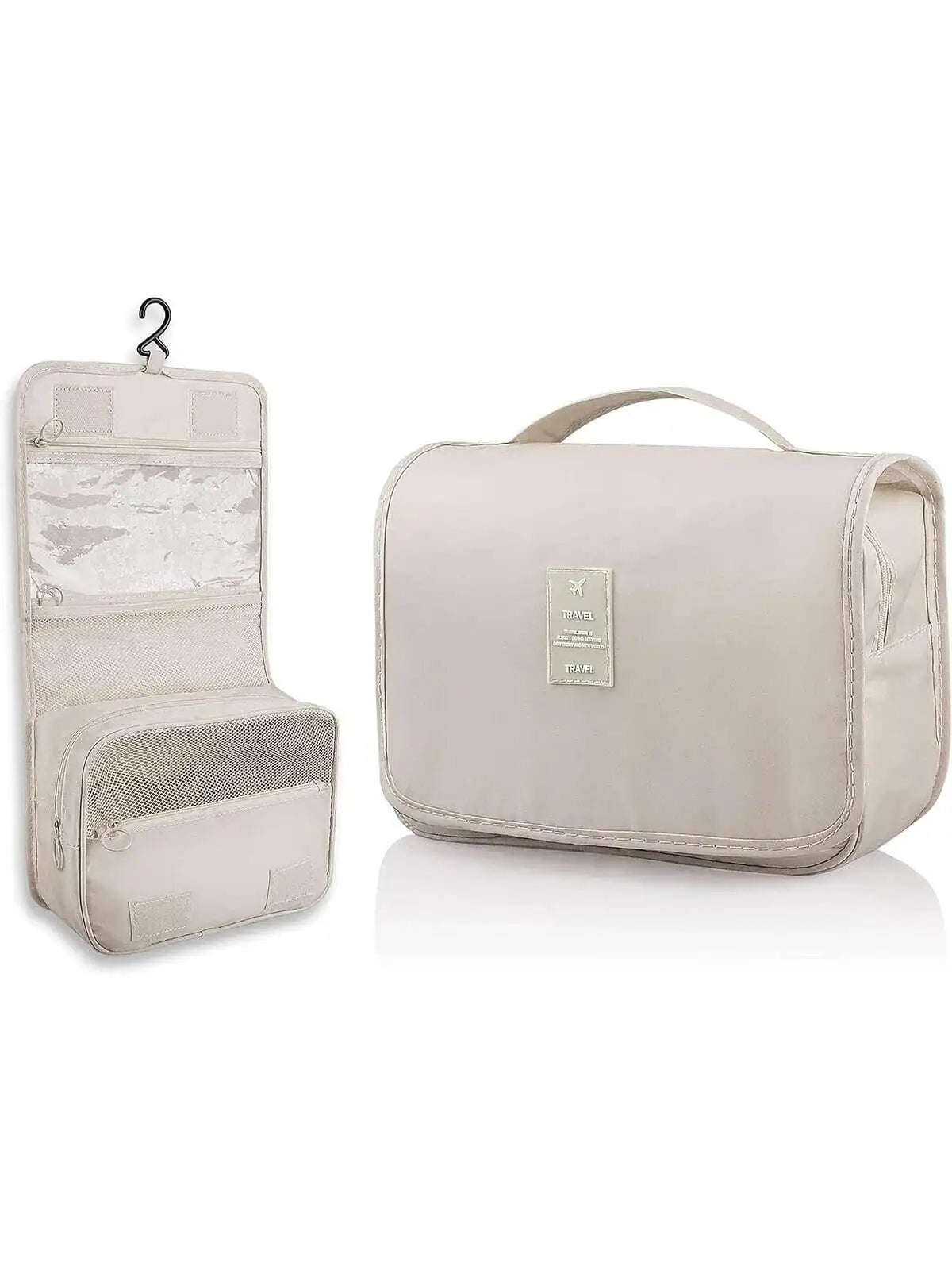 Waterproof Travel Makeup Bag – Hanging Toiletry & Cosmetics Organizer