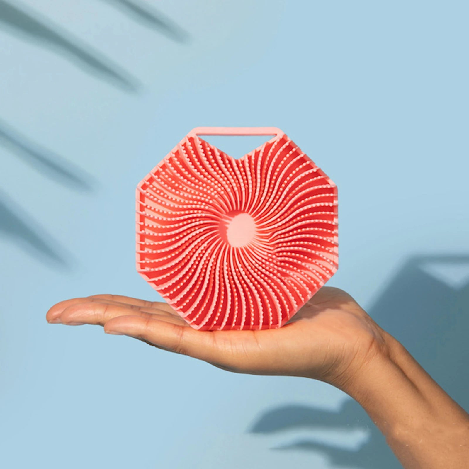 Polygon Silicone Body Scrubber & Bath Brush