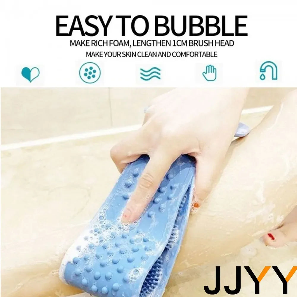 JJYY Silicone Bath Towel & Massage Brush