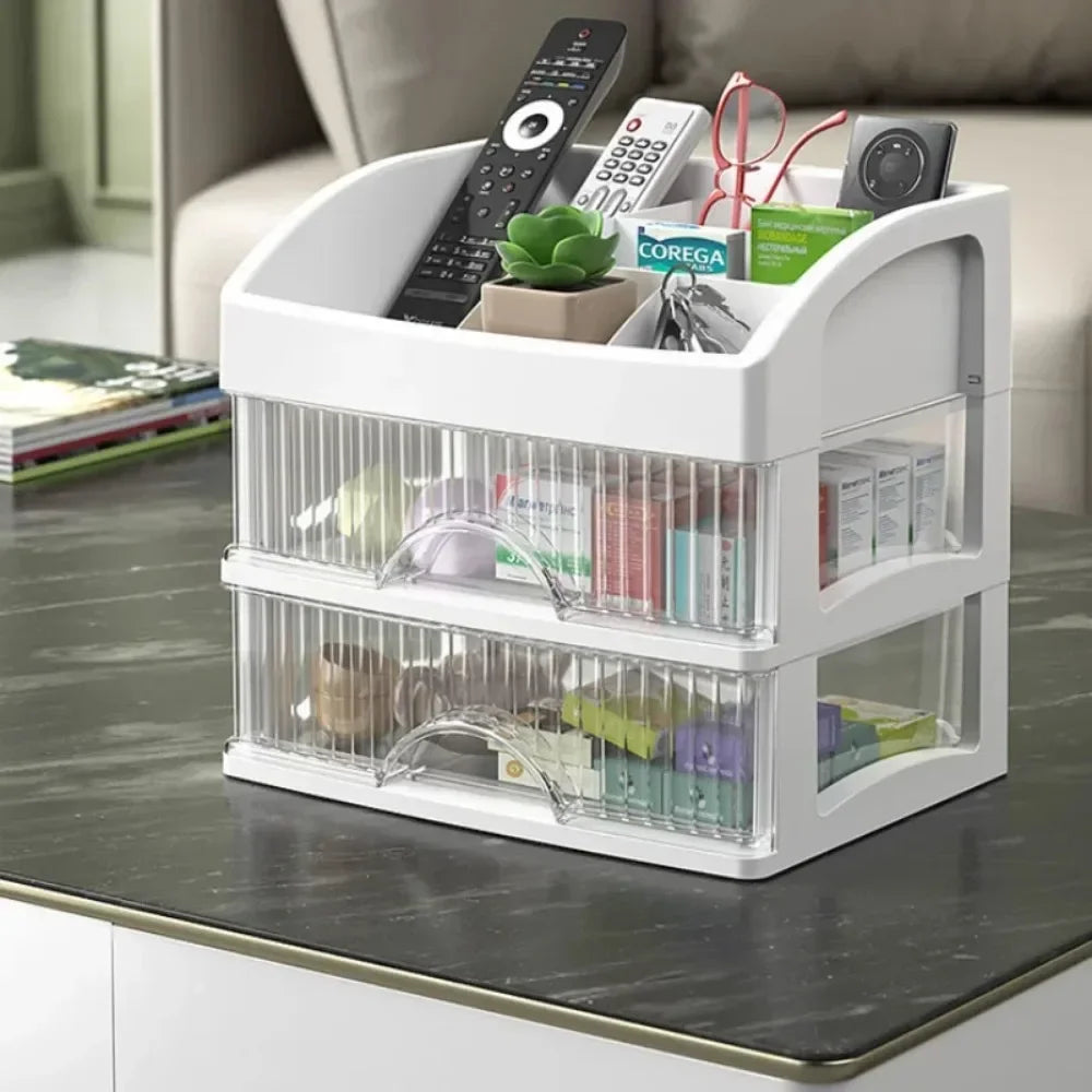 Transparent Drawer-Style Storage Box – High-Capacity Dustproof Organizer