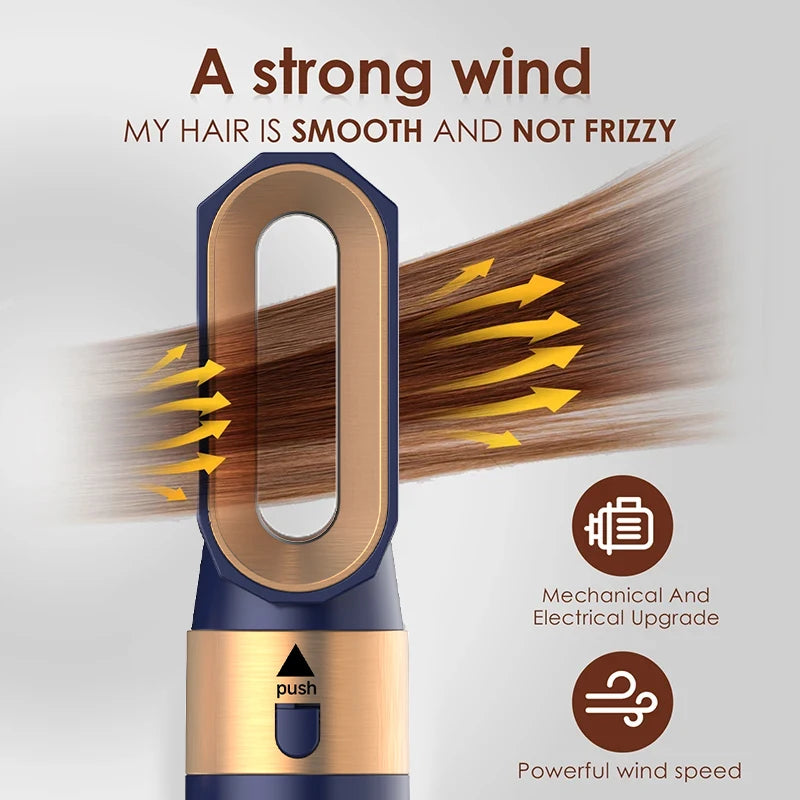 5-in-1 Professional Hair Styling Set – Dryer, Curler & Straightener