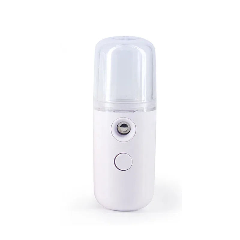 USB Rechargeable Facial Mist Sprayer – Portable Nano Steamer & Humidifier